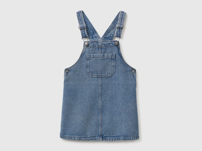 Gonna salopette di jeans