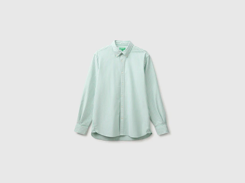 Camicia a righe button down