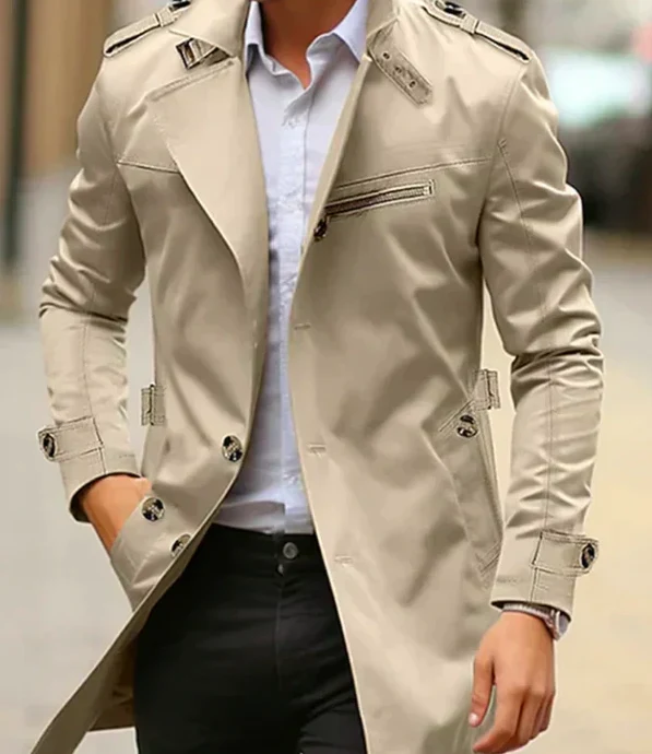 Mike | Men's Stylish Timeless Trench Coat
