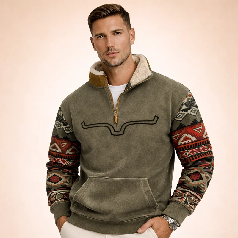 Noah | Men's Cozy Modern Quarter Zip Sweater