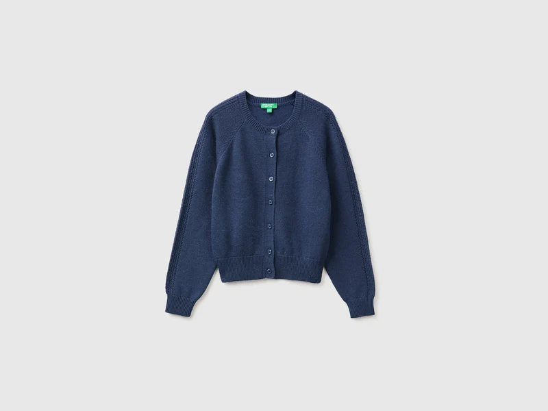 Cardigan in misto lana