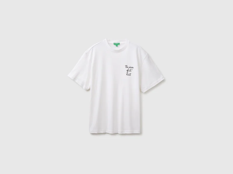T-shirt relaxed fit con stampa