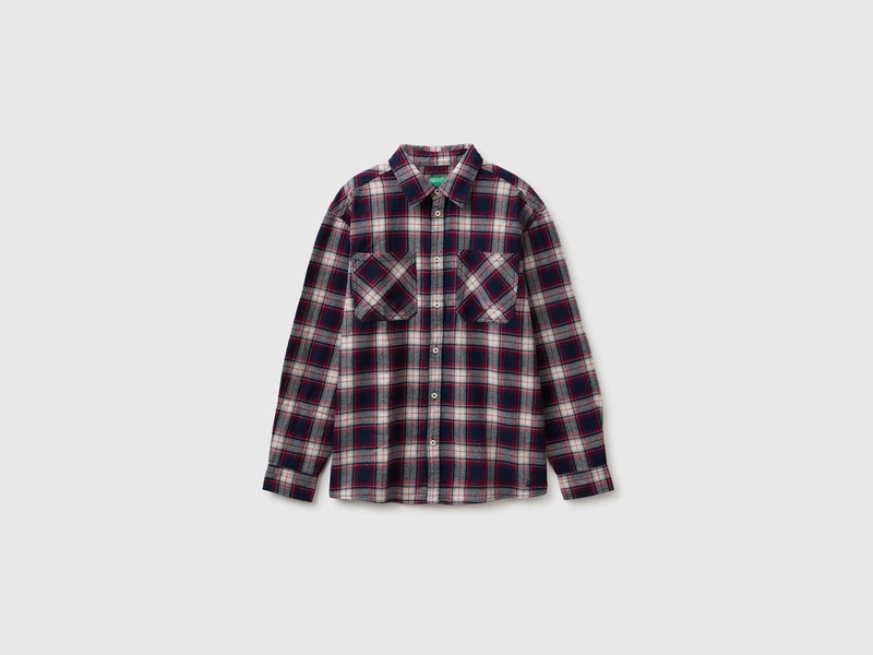 Camicia a quadri over fit