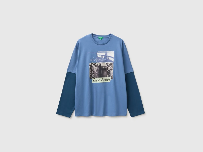 T-shirt over fit in cotone bio