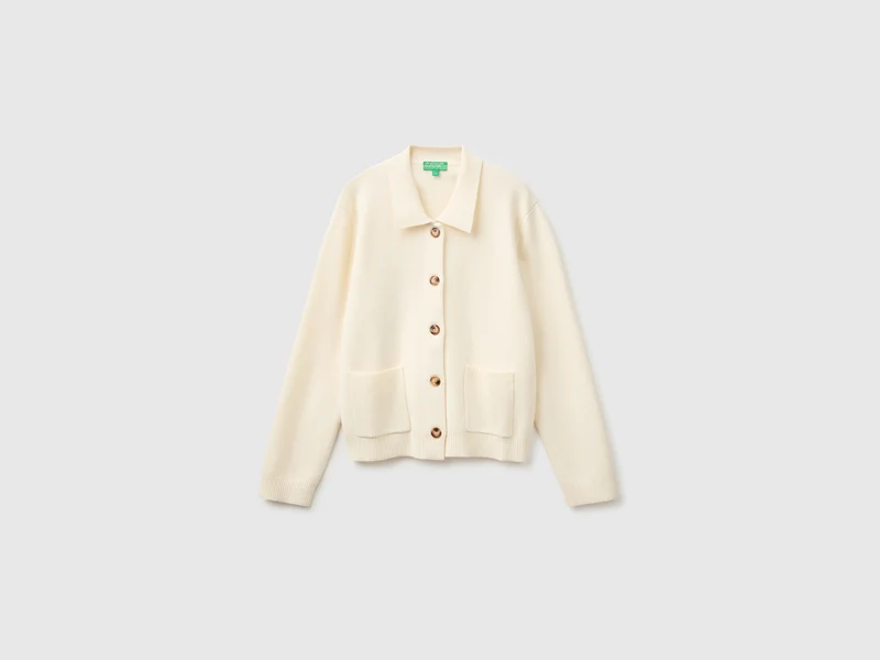 Giacca in maglia in misto cashmere