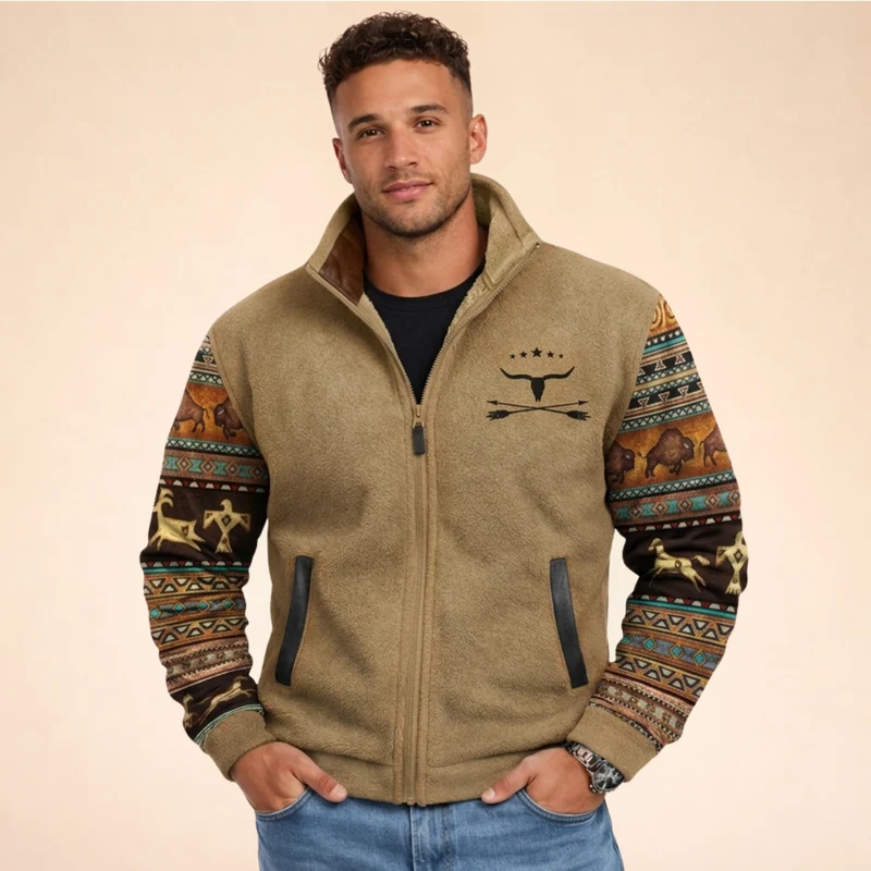 Arden | Men's Stylish Warm Merino Fleece Jacket
