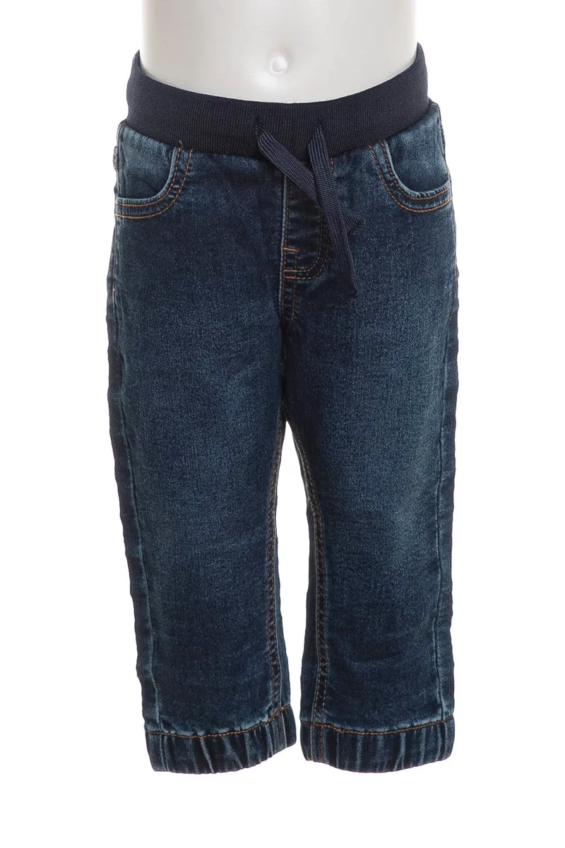 Jeans Mayoral Soft Jogger Da Bambina Denim Dark Blu
