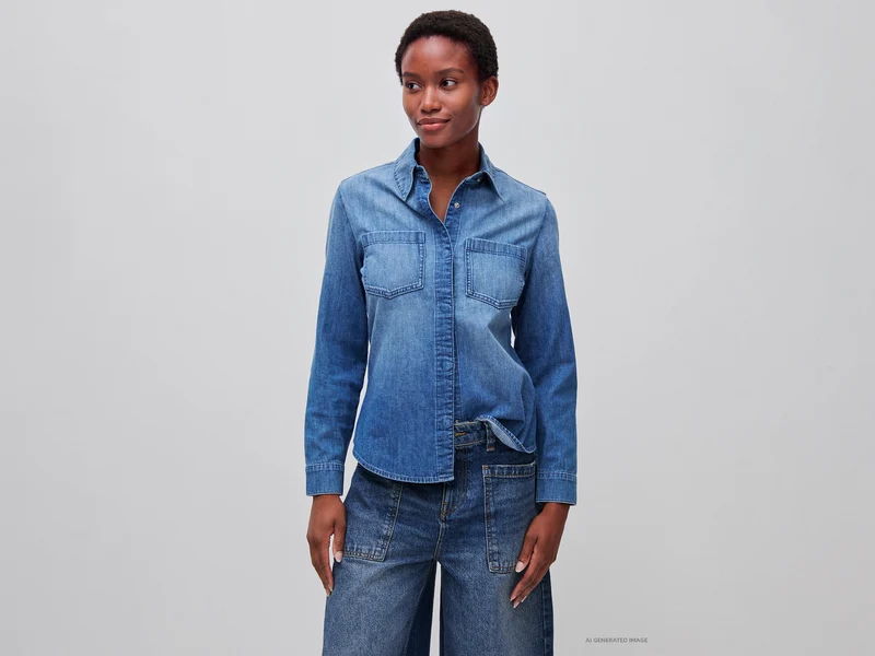 Camicia di jeans slim fit