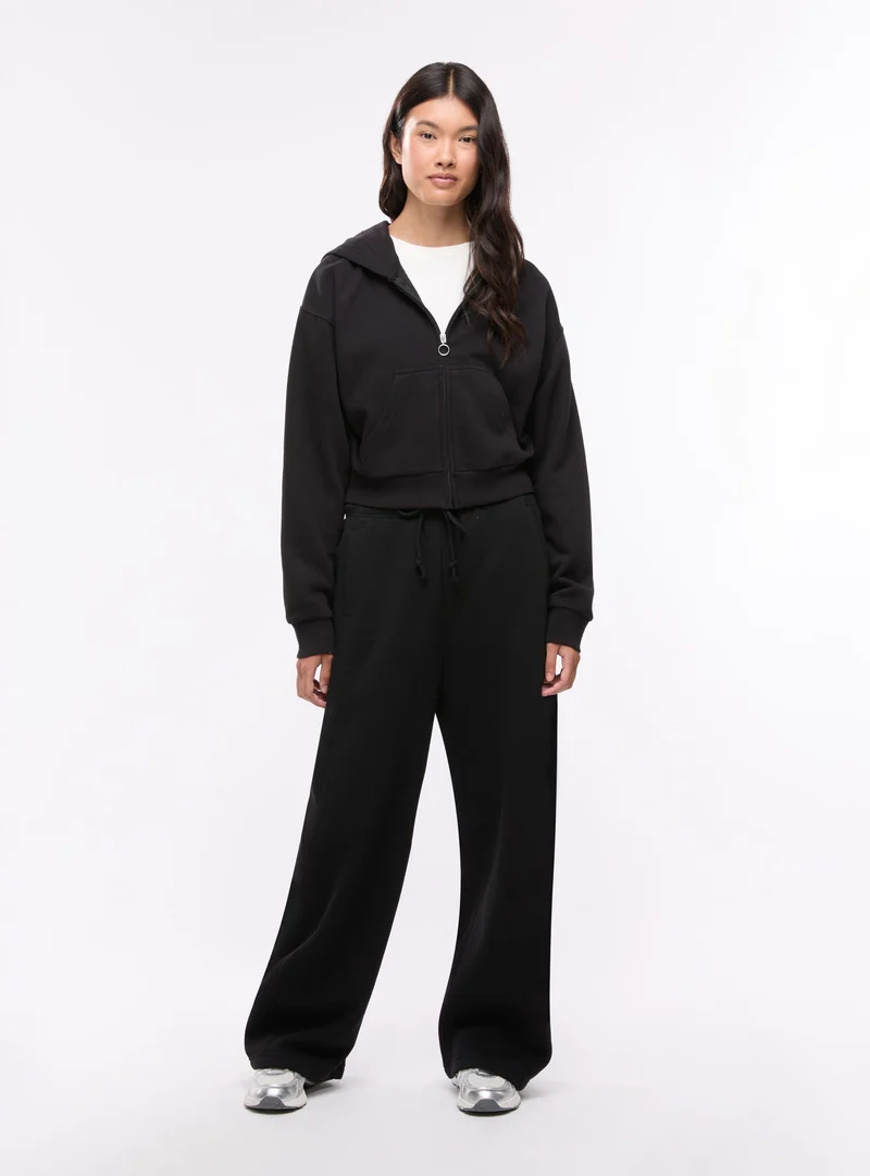 Pantaloni tuta barrel fit con coulisse