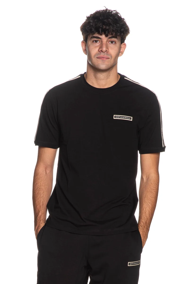 Train Logo Series T-Shirt EA7 Nero - Maglia Manica Corta