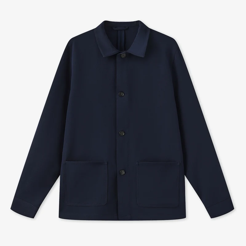 Veste worker stretch bleu marine foncé Waël