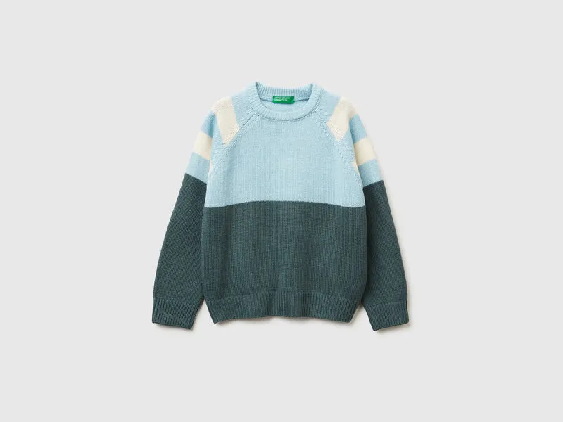 Maglioncino color block