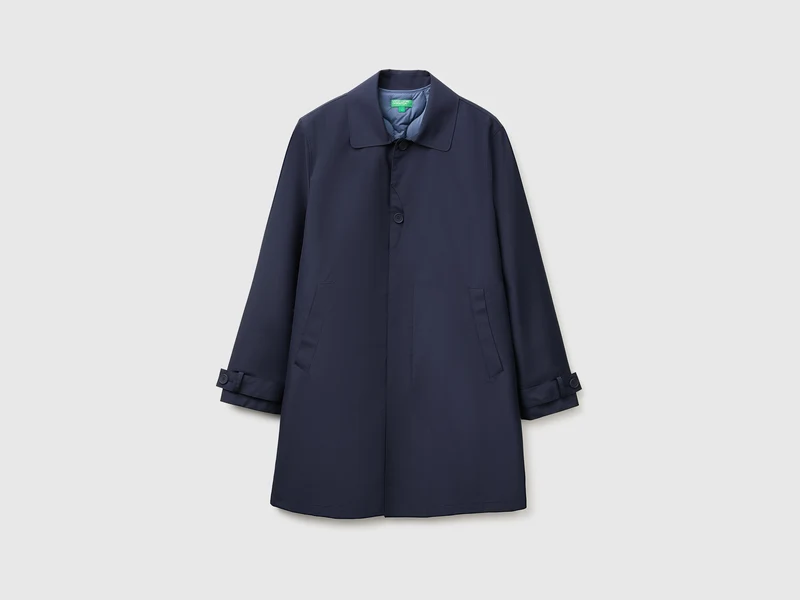 Trench con gilet staccabile