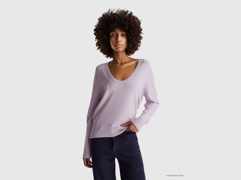 Caldo maglione over fit