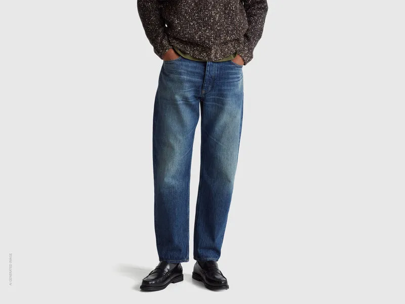 Jeans cinque tasche tapered fit