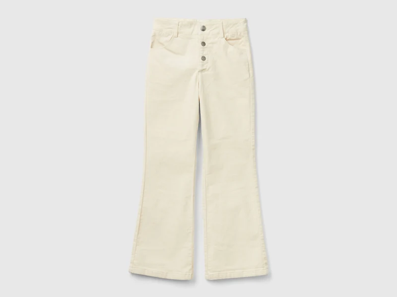 Pantaloni in velluto flare fit
