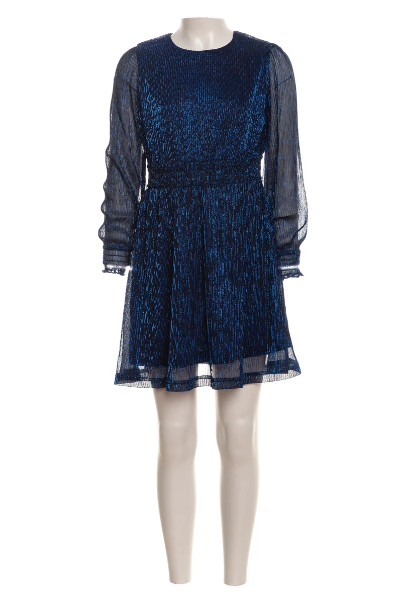 Abito Corto Kids Only Fallon Da Bambina Lurex Royal