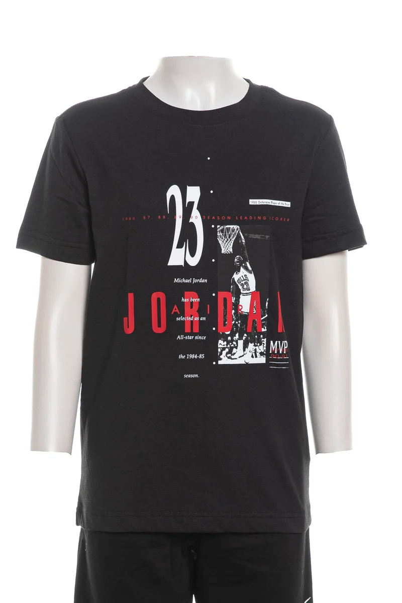 T Shirt Jordan Brand Gfx Da Bambino Nera