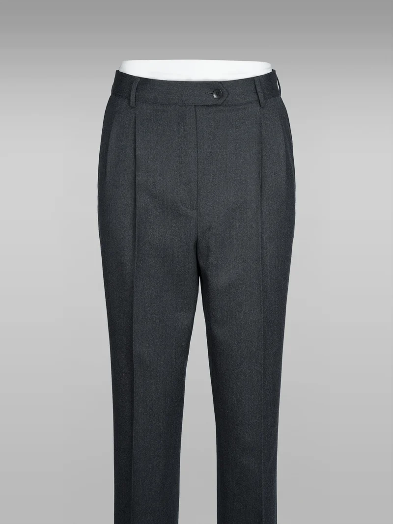Woman 2-pleats trousers (available in 2 colors)