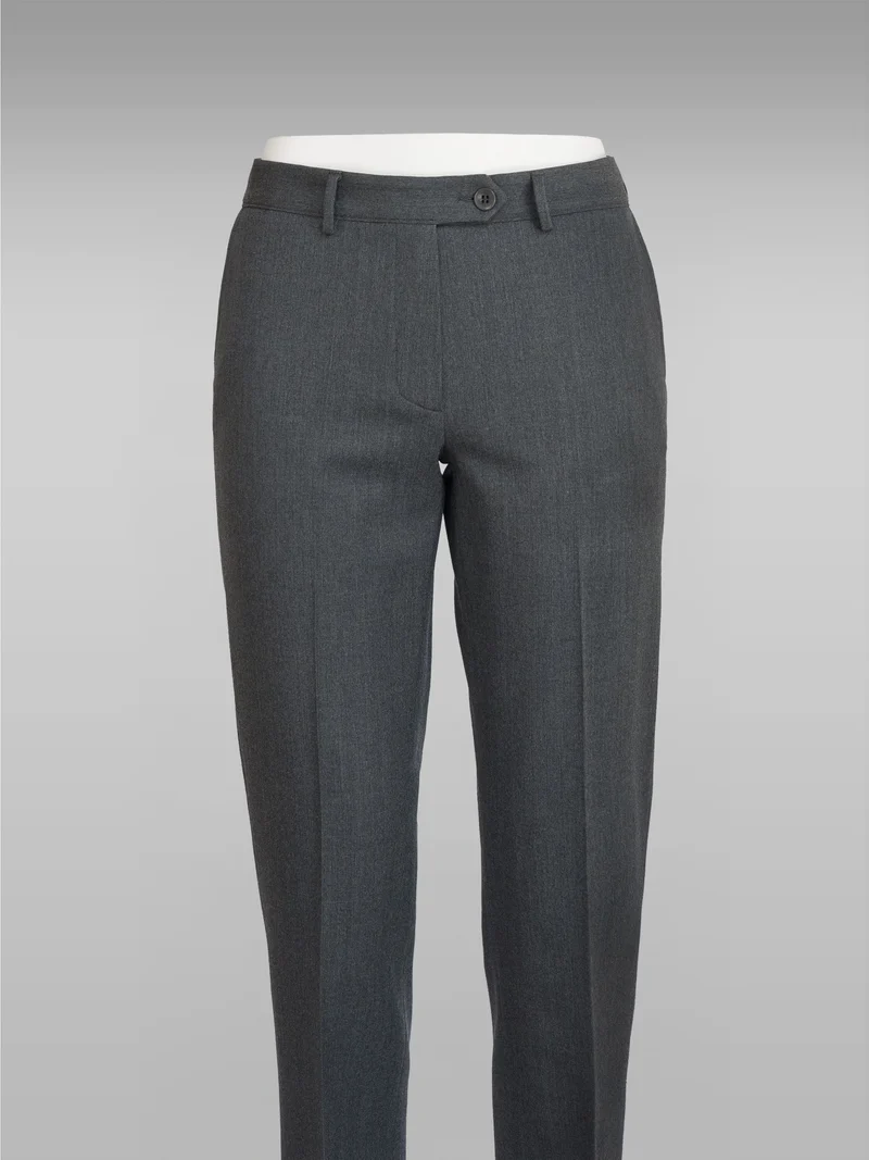 Woman flat front trousers (available in 2 colors)