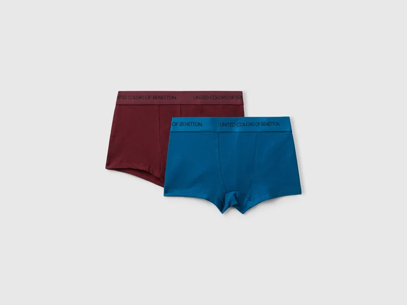 Due boxer con elastico logato