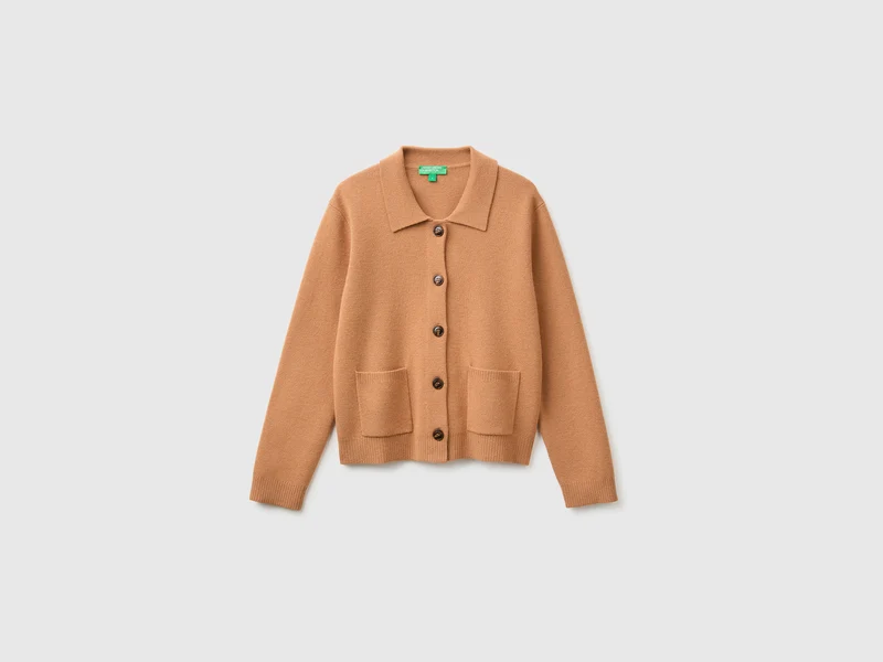 Giacca in maglia in misto cashmere