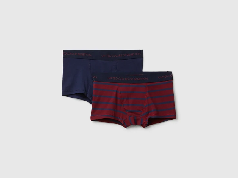 Due boxer in cotone stretch