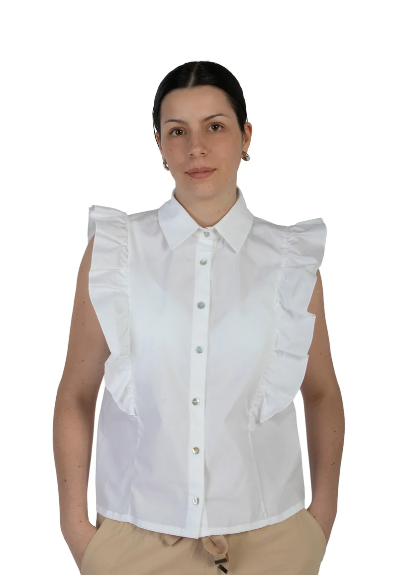 Camicia Donna Senza Maniche Cotone MARKUP MW663007