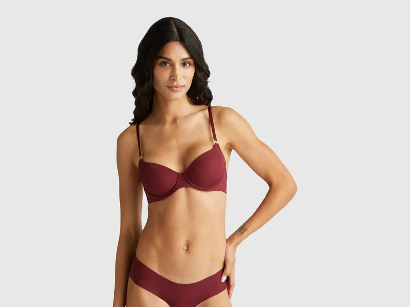 Reggiseno imbottito con ferretto