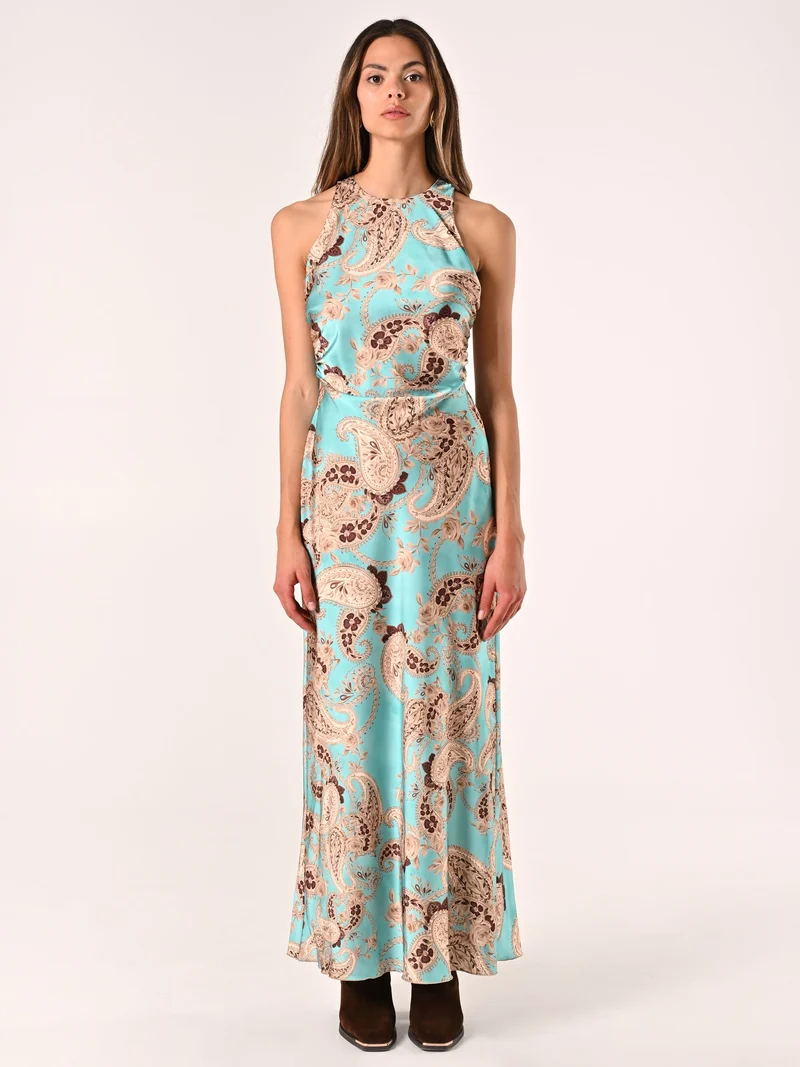 Abito Lungo stampa Paisley