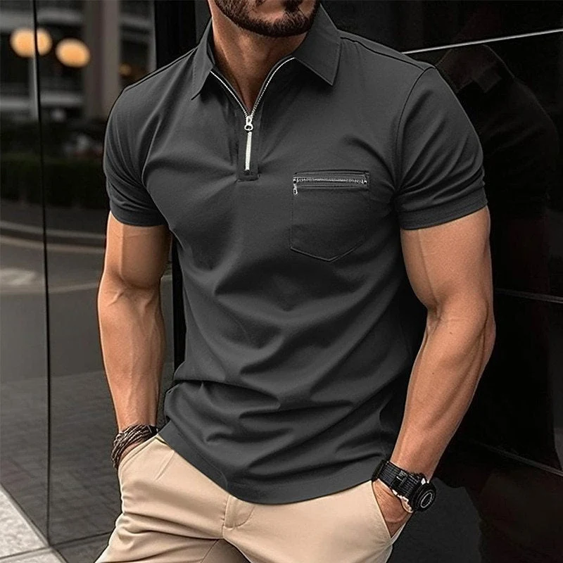 Johannes | Men's Polo Shirt with Zipper
