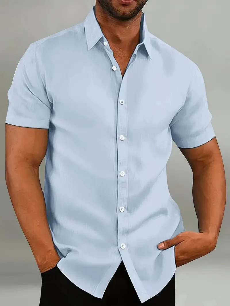 Fritz | Men's Short Sleeve Button Placket Shirt