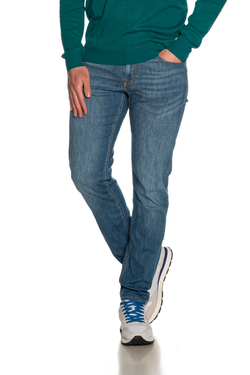 Jeans Siviglia Palazzo Da Uomo Denim Light Medio Blu