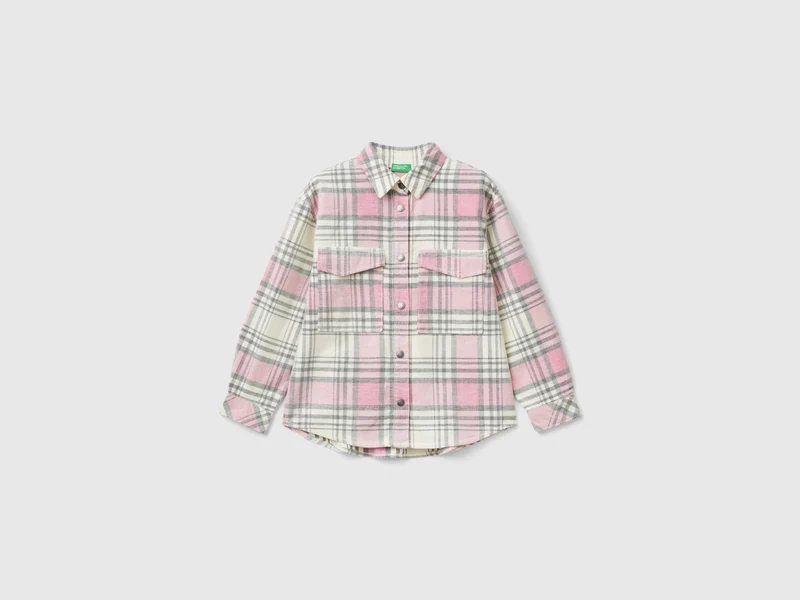 Camicia tartan in velluto