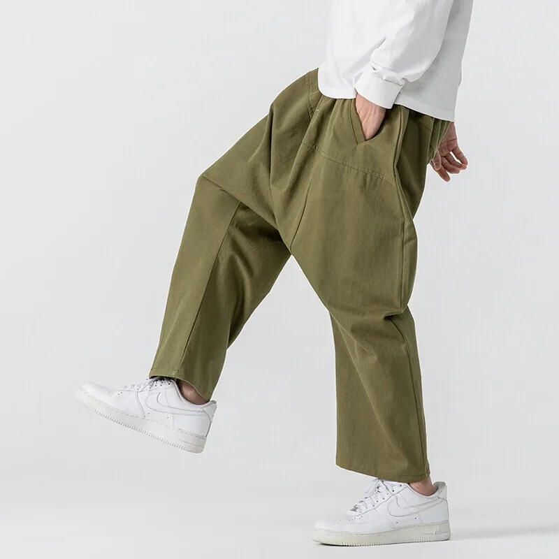 Men's Drop Crotch Pants - Stylish & Comfortable