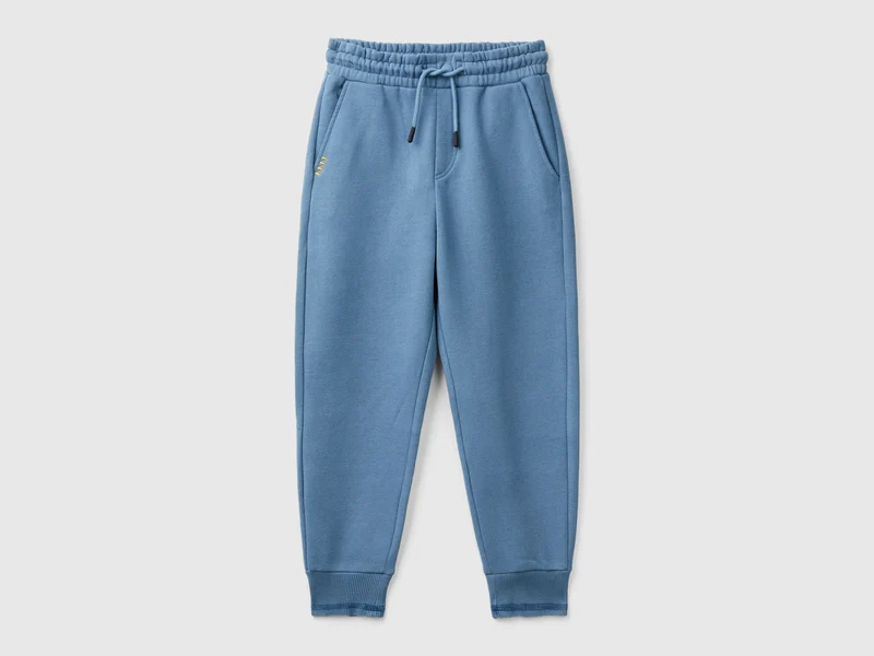 Pantaloni in calda felpa con stampa