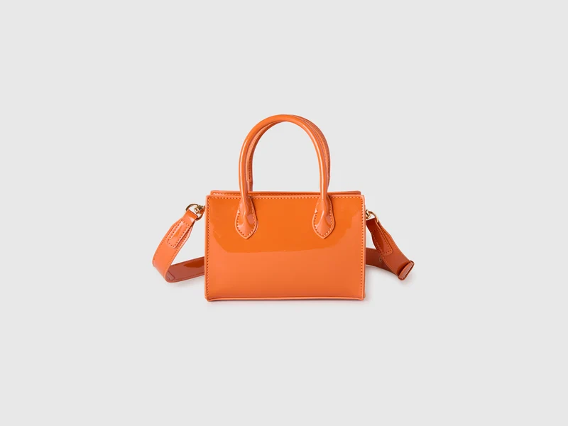Mini borsa in vernice