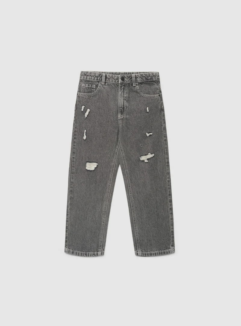 Jeans relaxed con strappi