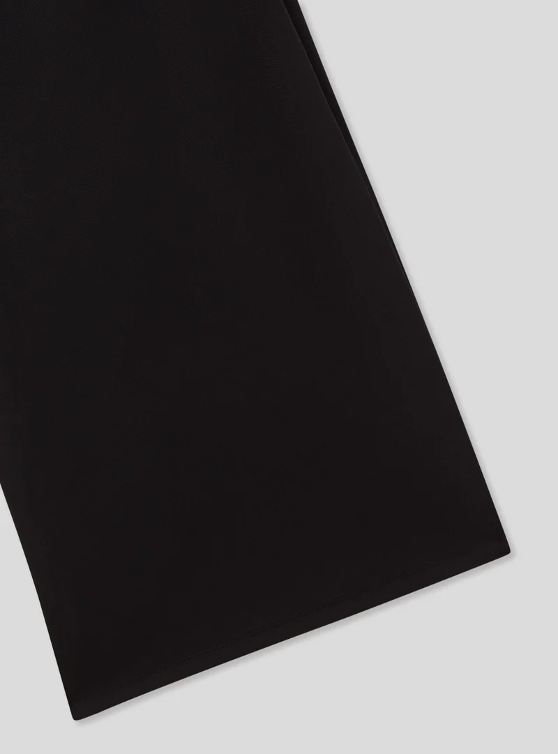 Vestito lungo con scollo halterneck