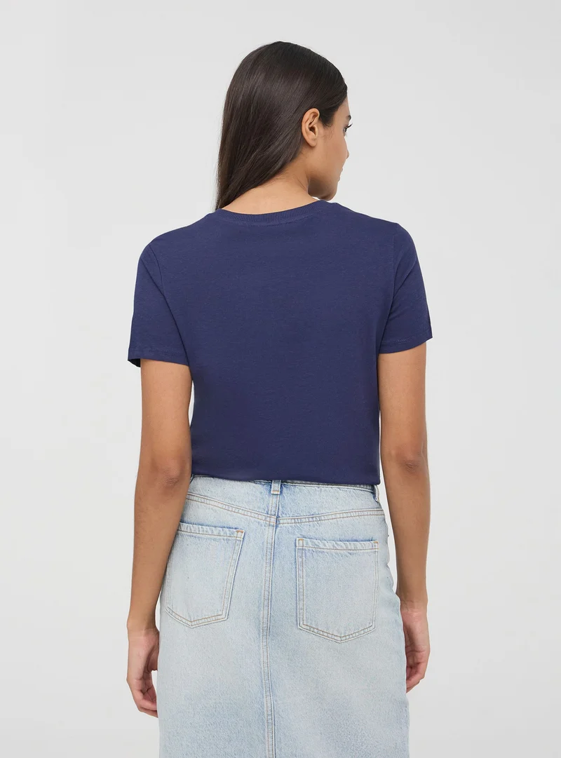 T-shirt stampa college