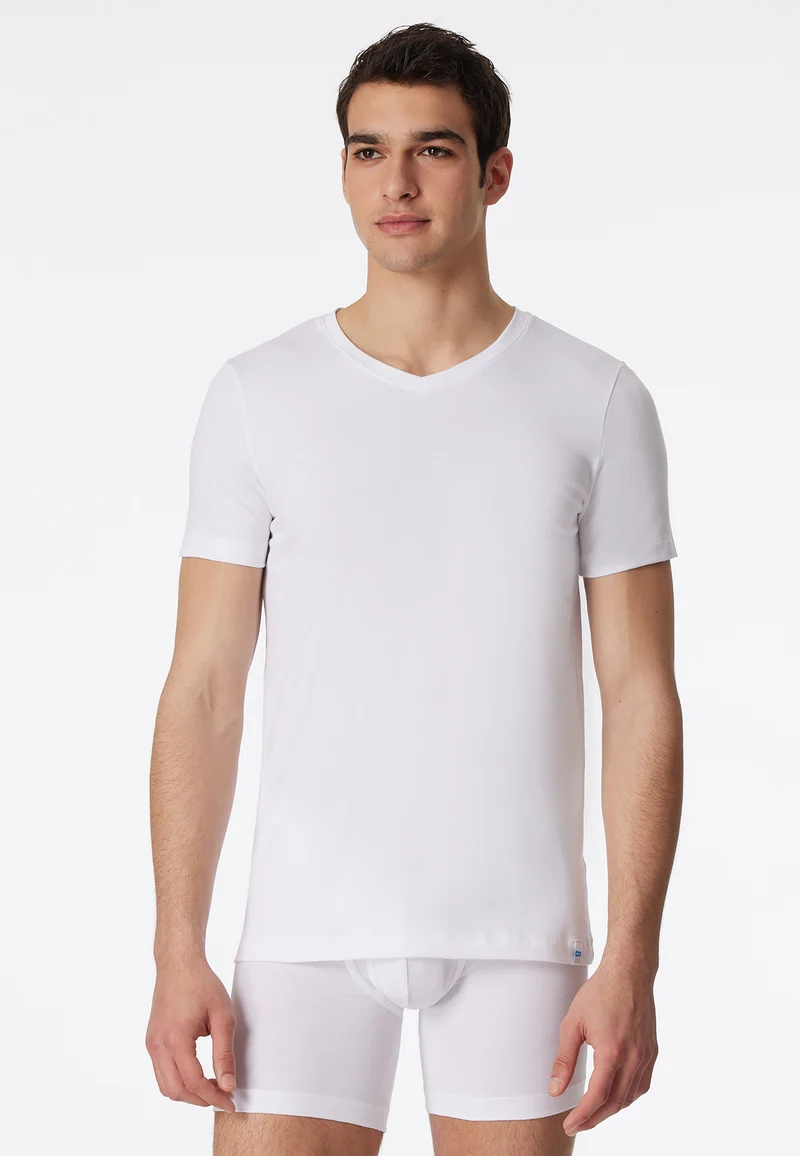SCHIESSER 172468 Mezza Manica Uomo Cotone Long Life