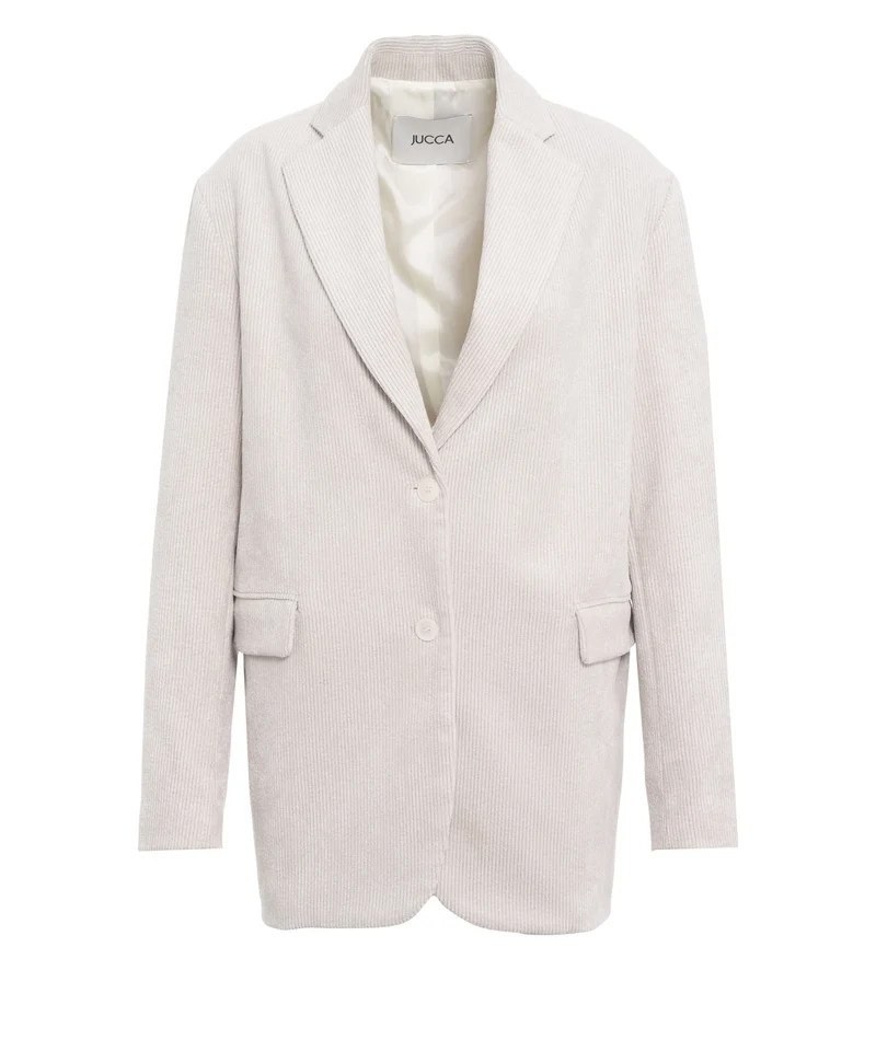 Blazer in velluto a coste