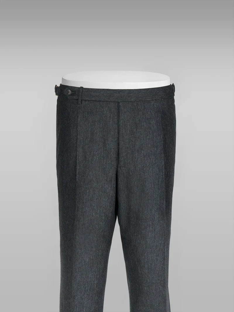 Venezia denim wool trousers