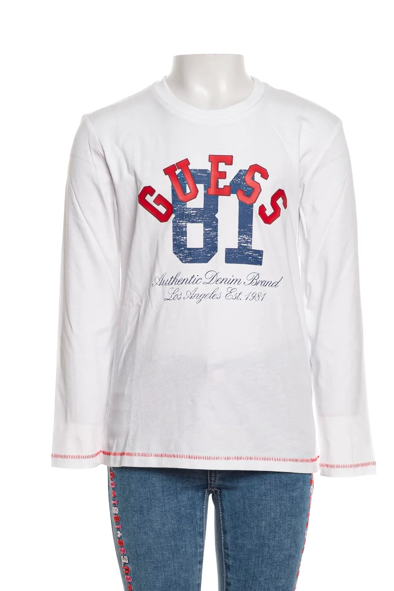 T Shirt Guess Vintage Reg Da Bambino Bianca