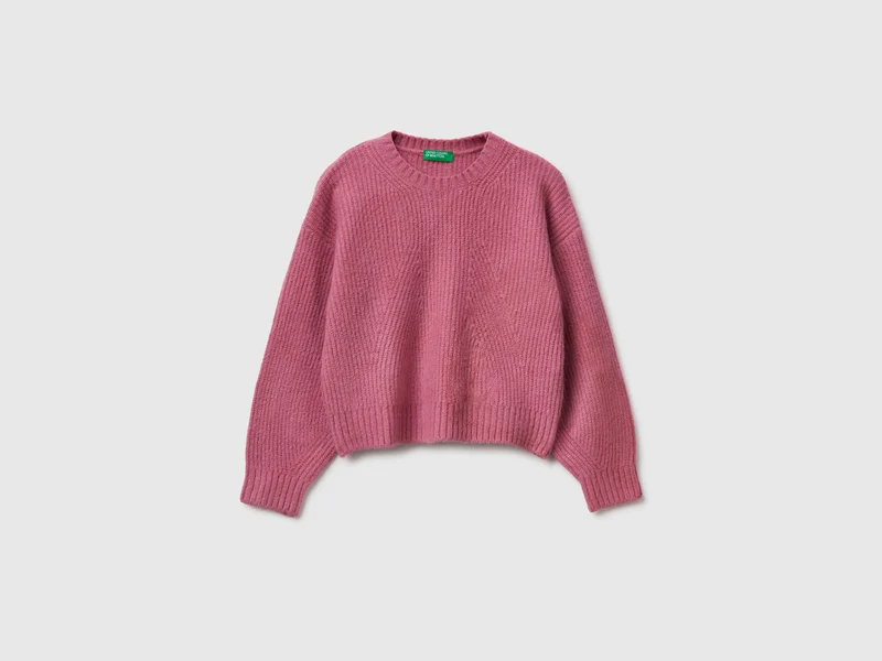 Maglione in misto cotone stretch