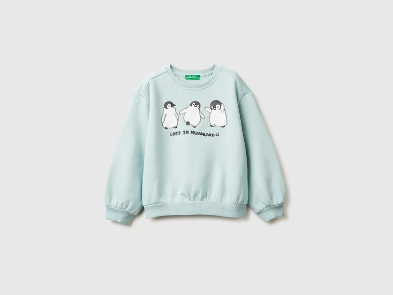 Felpa con ricamo animaletti