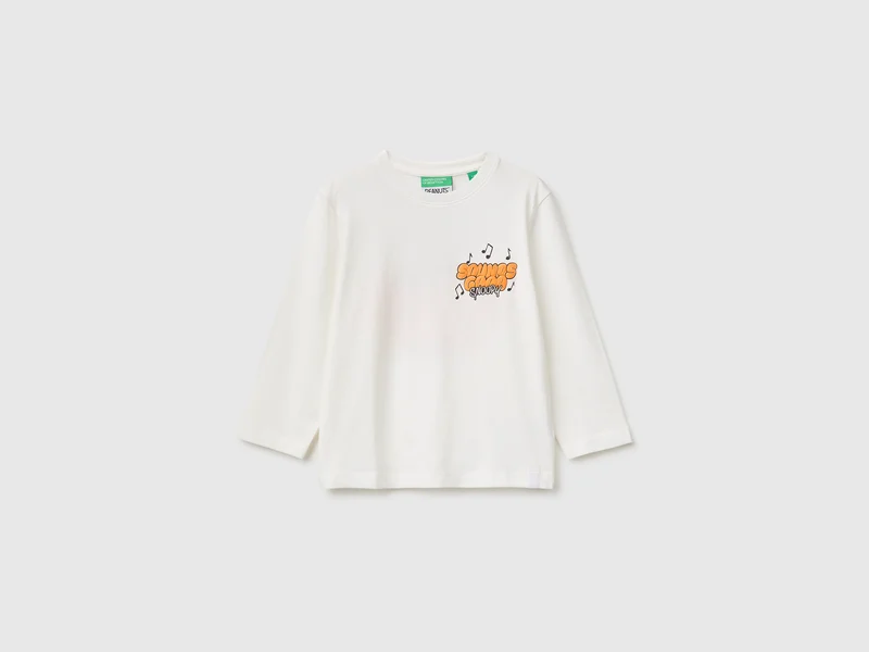 T-shirt con stampa effetto rigonfio ©Peanuts