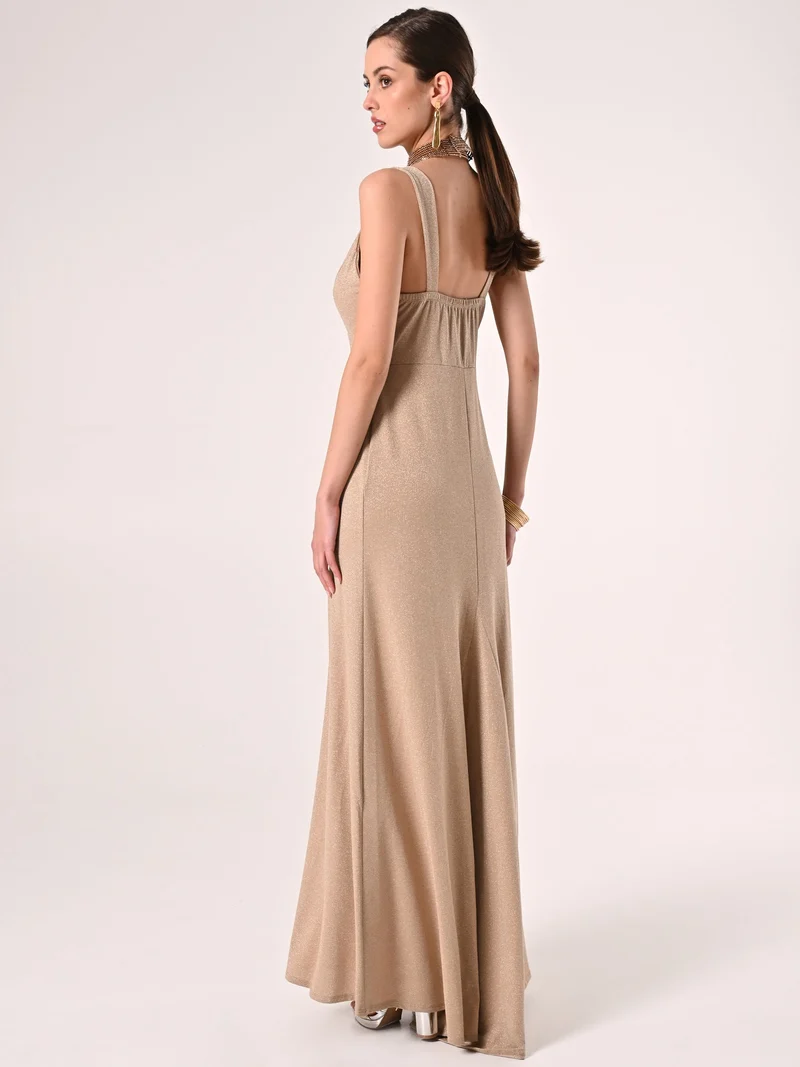Abito in Lurex Oro