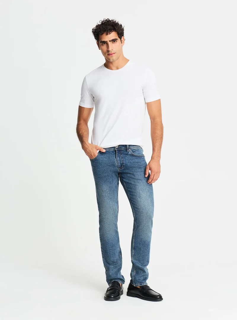 Jeans regular cinque tasche