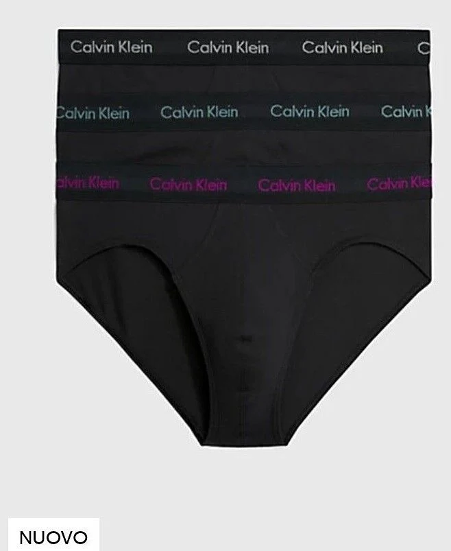CALVIN KLEIN U2661G - 3 Slip Uomo Cotone Elasticizzato